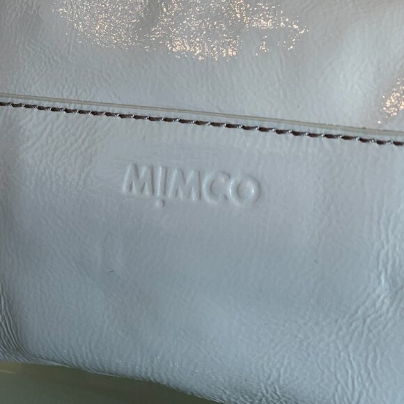 MIMCO Dove Grey Electro Envelope Clutch Wristlet - Picture 3 of 9
